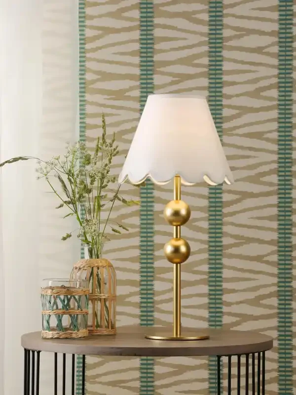 Dar Lighting Satin Gold Tilda Table Lamp