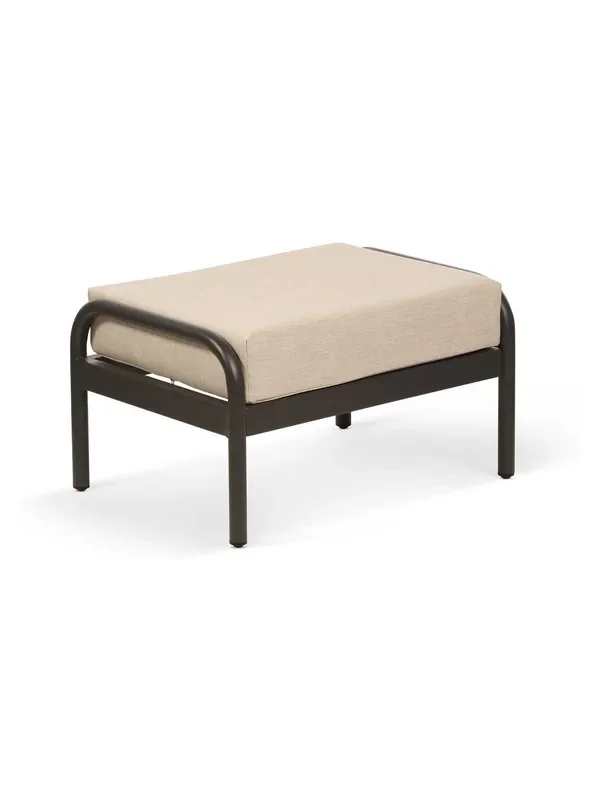 Desser Grey Bari Garden Footstool