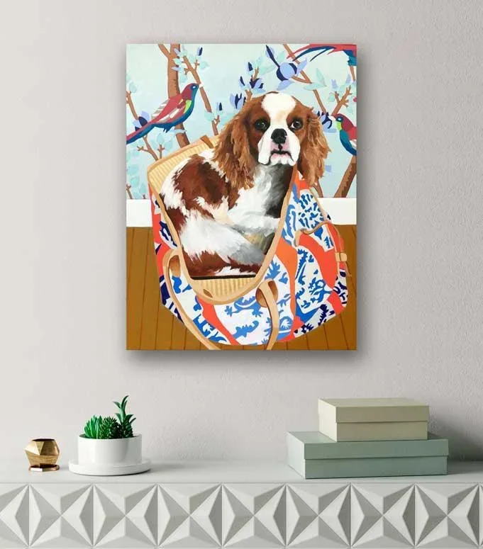 Dog Tales – Louie Canvas Wall Art