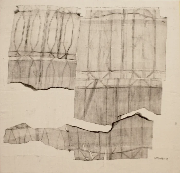 (Es)Senza (2023) Monoprint by Isabellangela Germinario