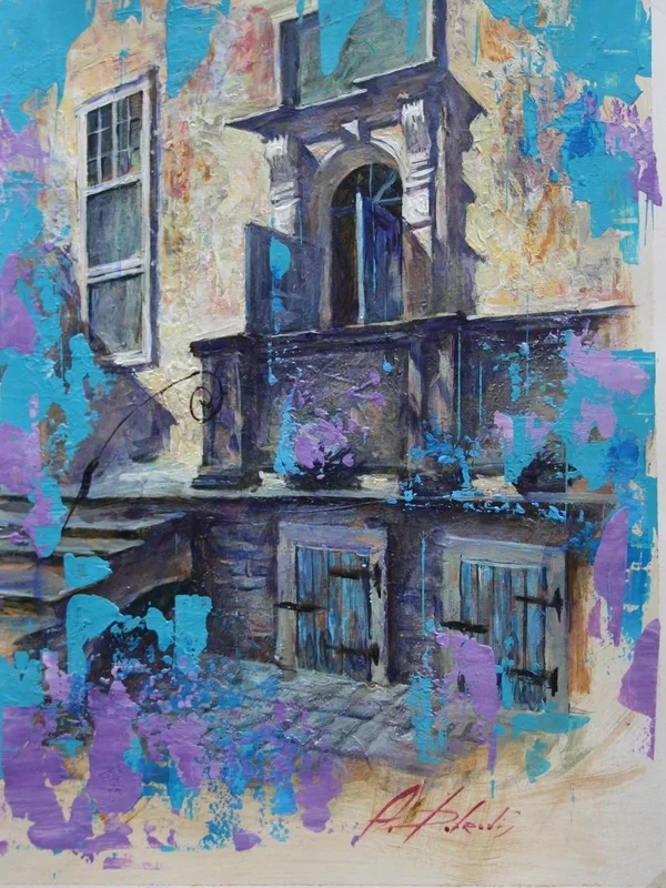 ЭТЮД ГДАНЬСК 8 (2023) Acrylic painting by Alexandr Dobrodiy