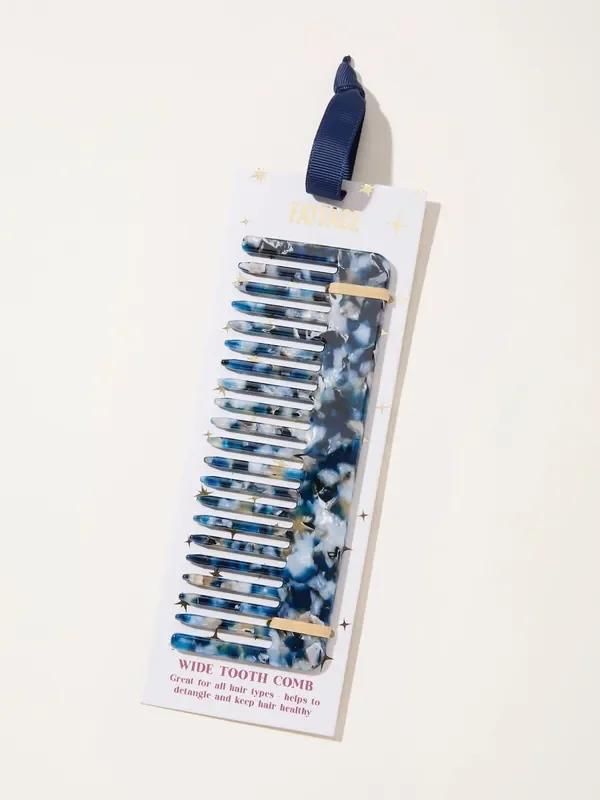 FatFace Blue Resin Hair Comb
