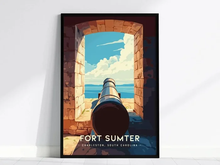 Fort Sumter Charleston South Carolina Wall Art