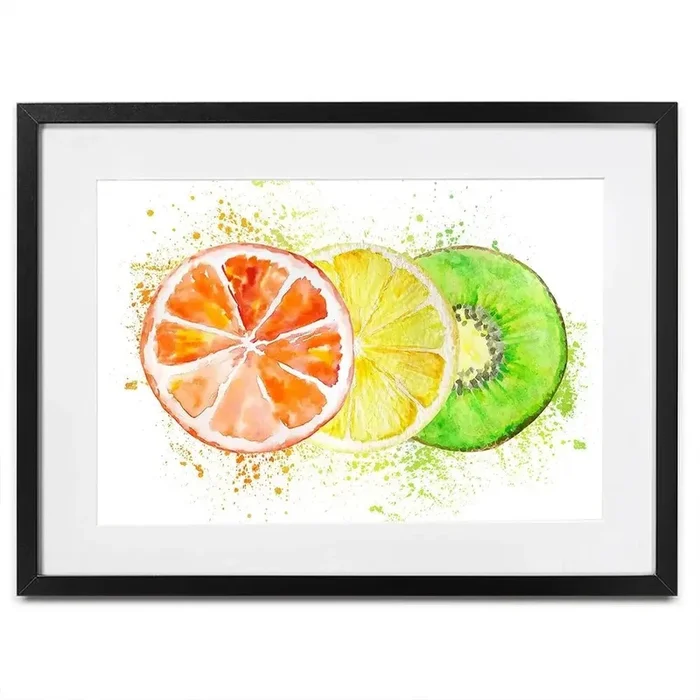 Fruity Framed Art Print