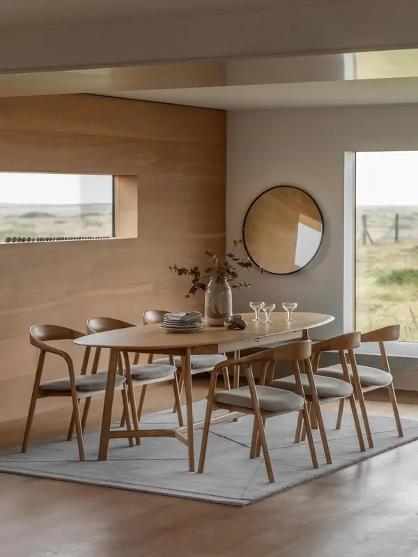 Gallery Home Brown Afton Ext Dining Table