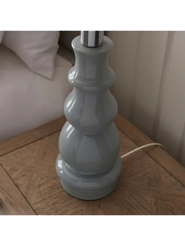 Gallery Home Nickel Provence Table Lamp
