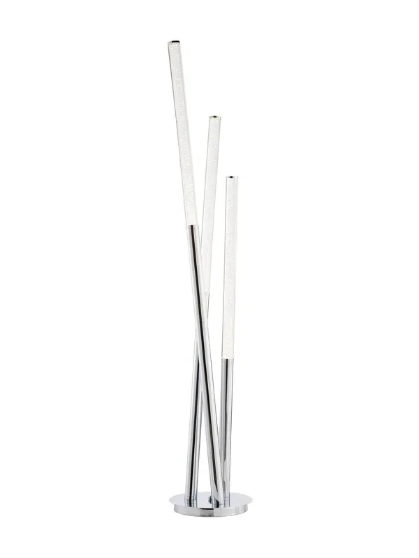 Gallery Home Silver Crystal Floor Lamp