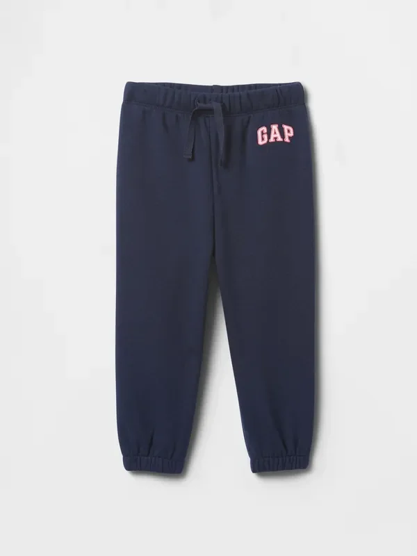 Gap Navy Blue Logo Pull On Fleece-Lined Joggers (6mths-5yrs)