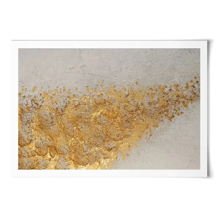 Gold Flow Art Print