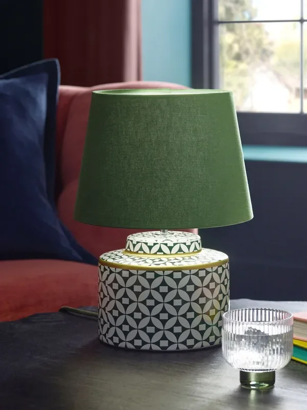 Green Plain Lamp Shade