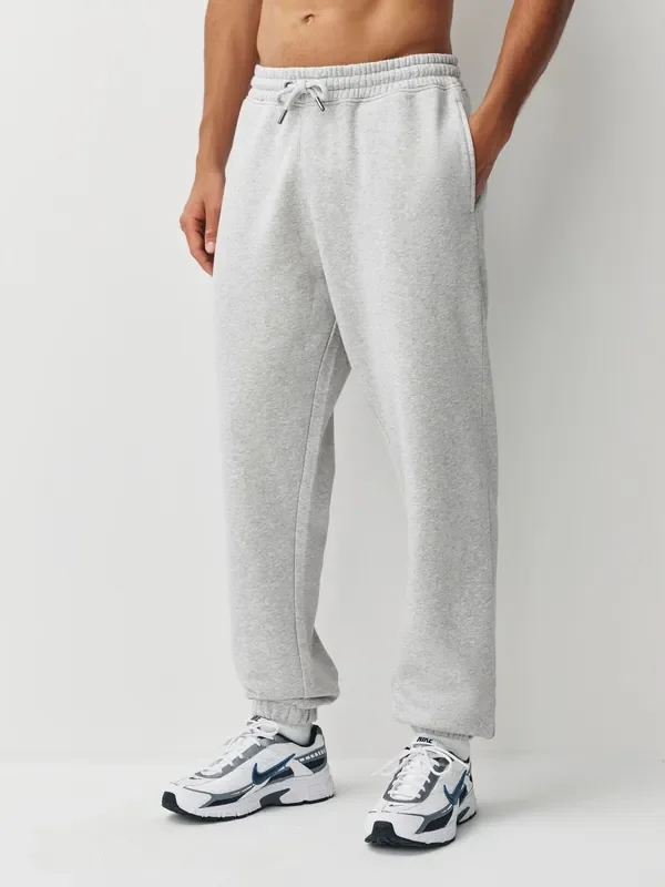 Grey Relaxed Fit Cotton Rich Jersey Joggers