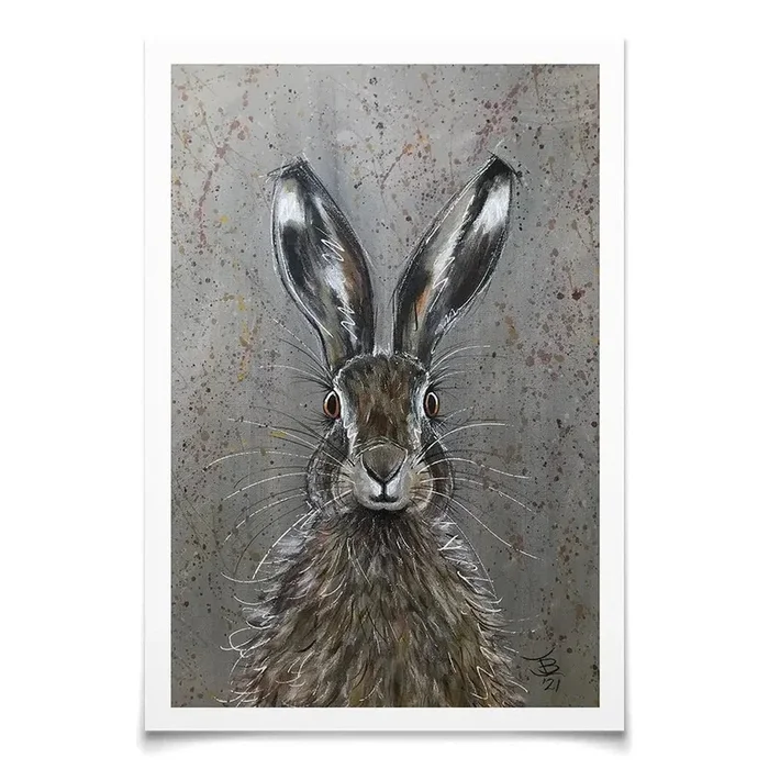 Henry The Hare Art Print