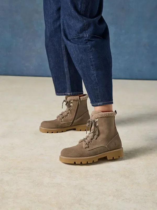 Hush Puppies Brown Aurelia Ankle Boots