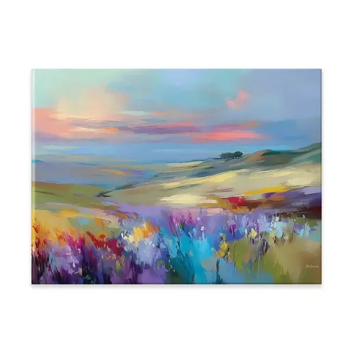 Impressions Of A Peaceful Valley Canvas Print