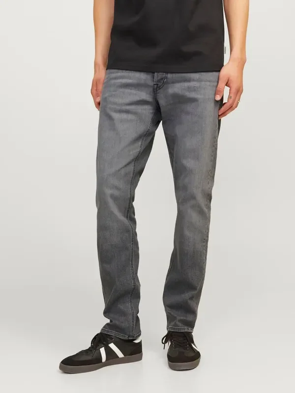 JACK & JONES Grey Slim Fit Glenn Jeans