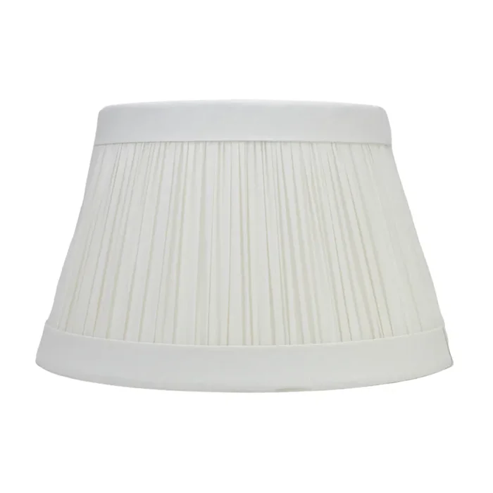 Katrine Pleated Lamp Shade, Oyster White