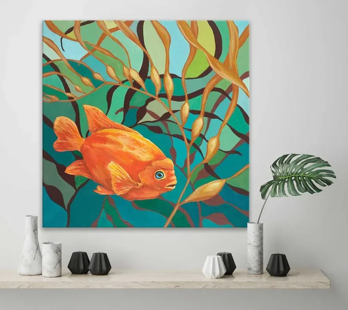 Kelp Beds Canvas Wall Art
