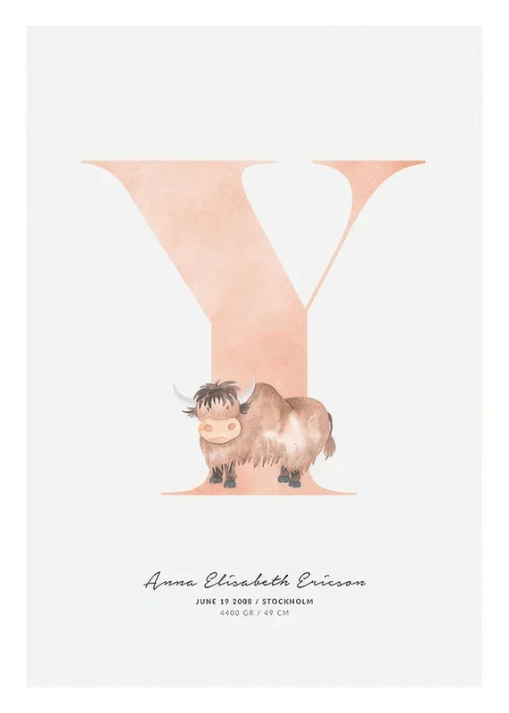 Kids Letter Y Personal