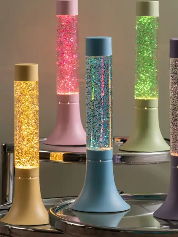 Leitmotiv Soft Green Astro Glitter Table Lamp