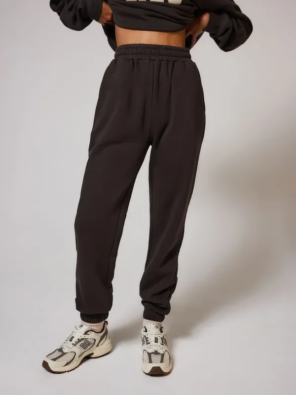 LOVALL Brown ALL SZN Cuffed Joggers