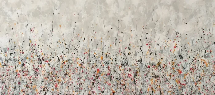 « Meadow № 12 » by M.Y. (2020) Acrylic painting by Max Yaskin
