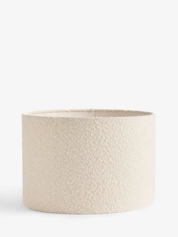 Natural Boucle Lamp Shade