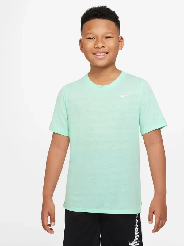 Nike Light Green Dri-FIT Miler Training Top