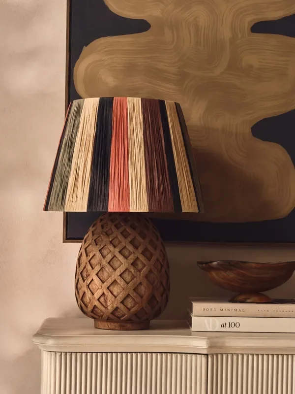 Oka Natural Bridget Lampshade 45cm