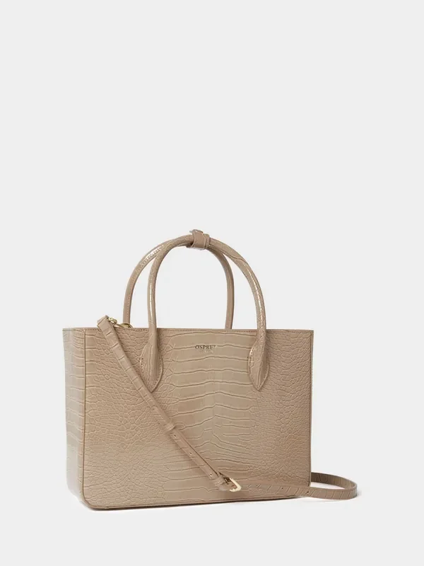 OSPREY LONDON The Fulham Faux Leather Grab Bag