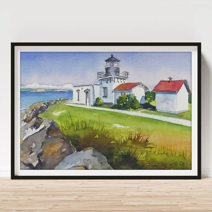 Point No Point Light, Washington Art Print