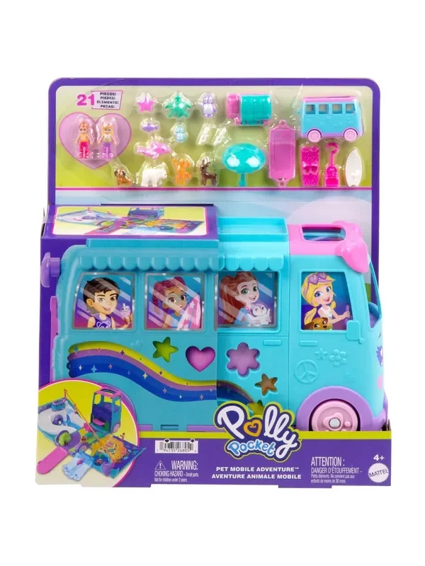 Polly Pocket Pet Mobile Adventure Playset