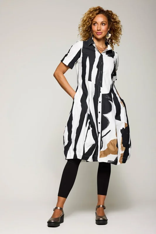 Poplin Cocoon Dress