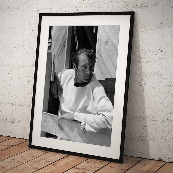 Portrait Of Gary Cooper #1 Art Print