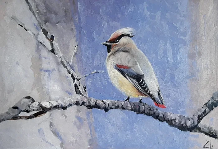 Птичка (2021) Oil painting by Vahan Shakhramanyan