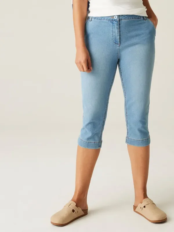 Regatta Light Blue Bayletta Capri Trousers