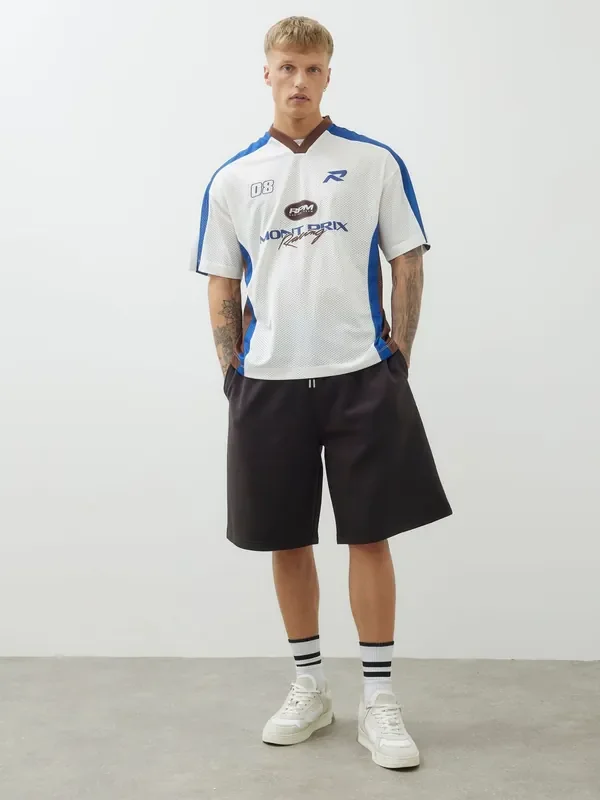 River Island Brown Wide Leg Luminis Shorts