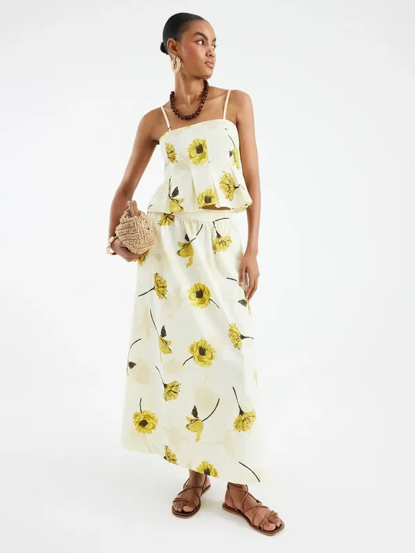 River Island Yellow Cami Top