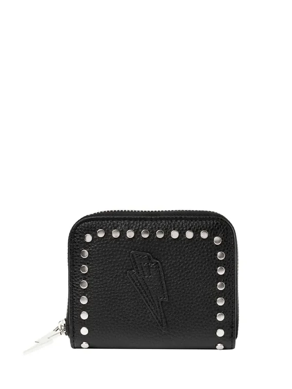 SCAMP & DUDE Black Studded Purse