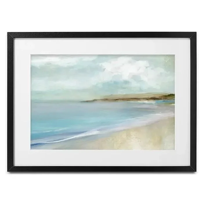Secluded Beach Framed Art Print