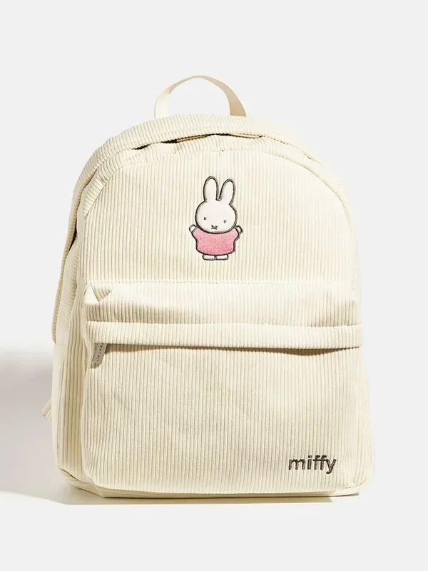 Skinnydip White Miffy x Skinnydip Ecru Backpack