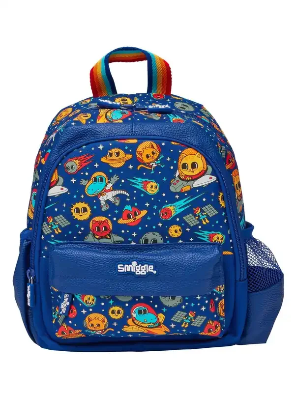 Smiggle Navy Blue Teeny Tiny Ready Set Go Backpack