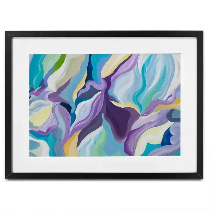 Smooth Purple Framed Art Print
