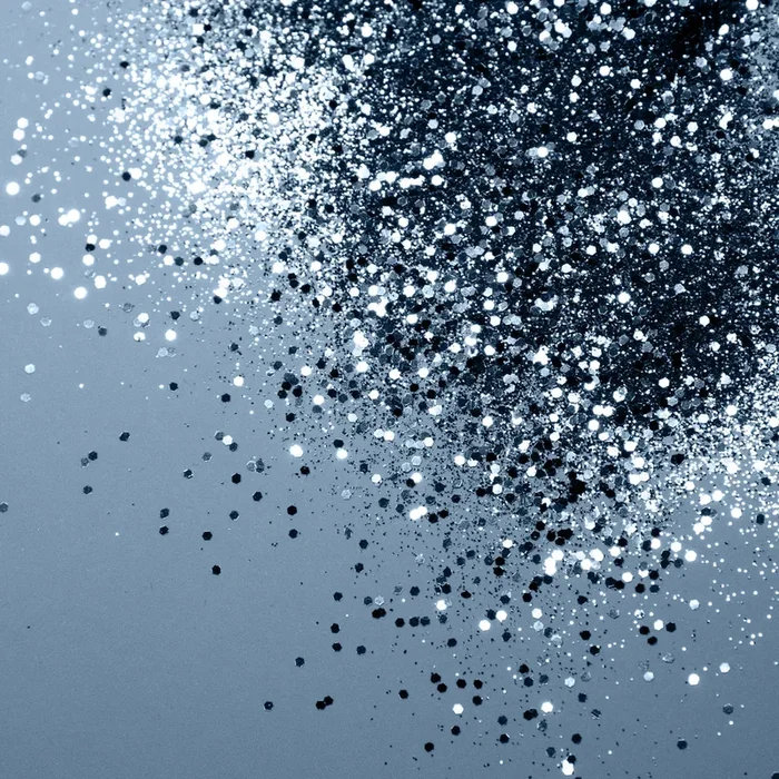 Sparkling Blue Lady Glitter #2 #shiny #decor #art