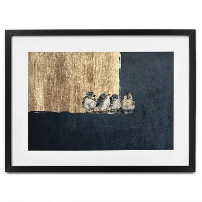 Sparrows Framed Art Print