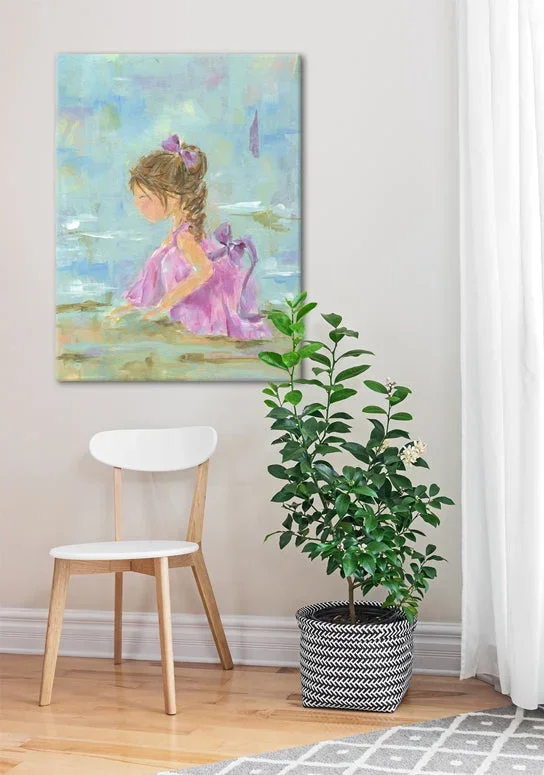 Summertime Girl 2 Canvas Wall Art