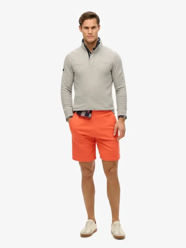 Superdry Pink Essential Logo Jersey Shorts