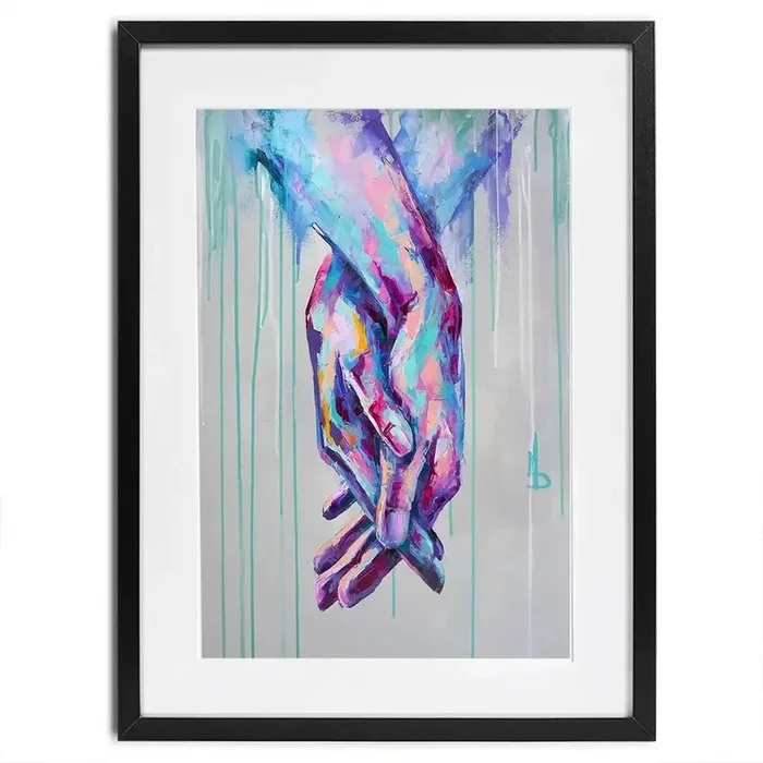 Support Framed Art Print