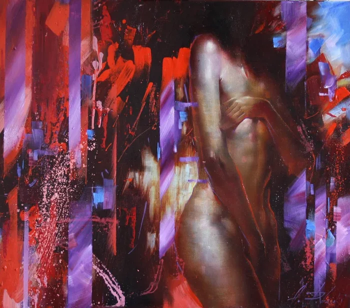 ТЕПЛАЯ НОЧЬ (2020) Oil painting by Alexandr Dobrodiy