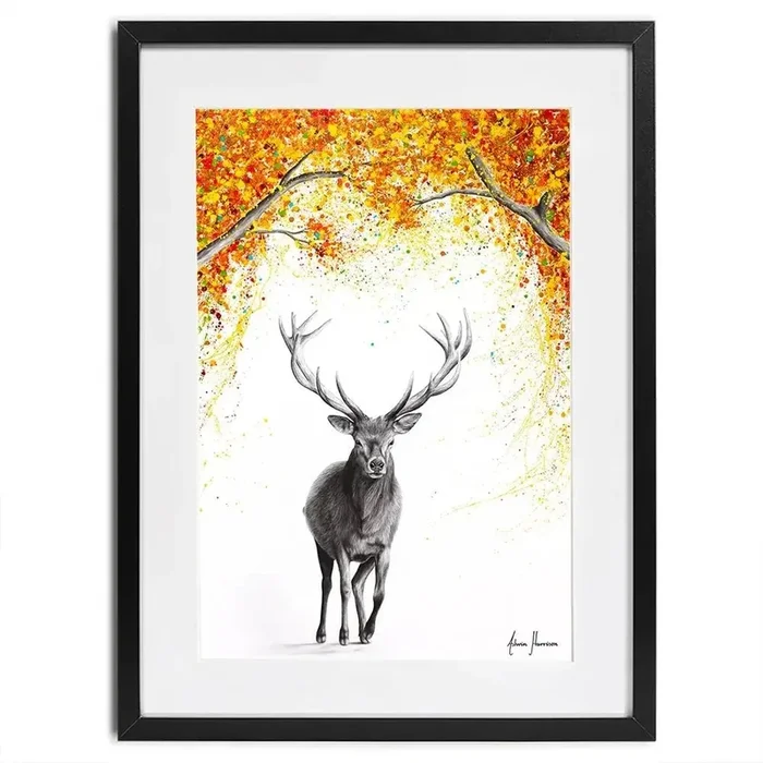 The Deer Dreamer Framed Art Print