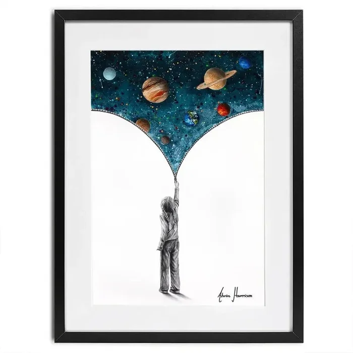 The Dream Of Space Framed Art Print